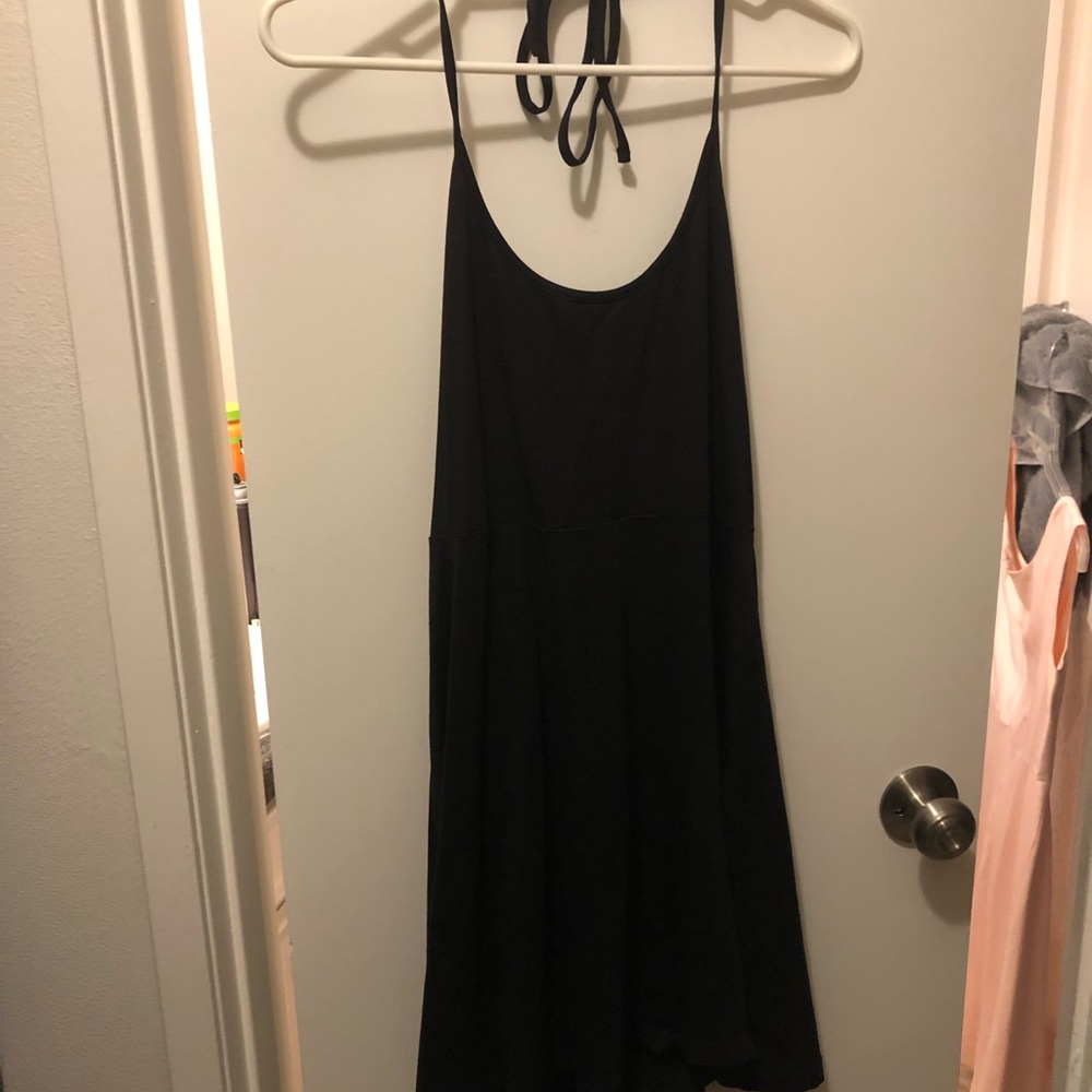 Black Halter Dress